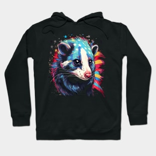 Patriotic Opossum Hoodie